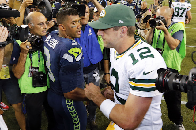 Russell Wilson and Aaron Rodgers will see each other next season. (USATSI)