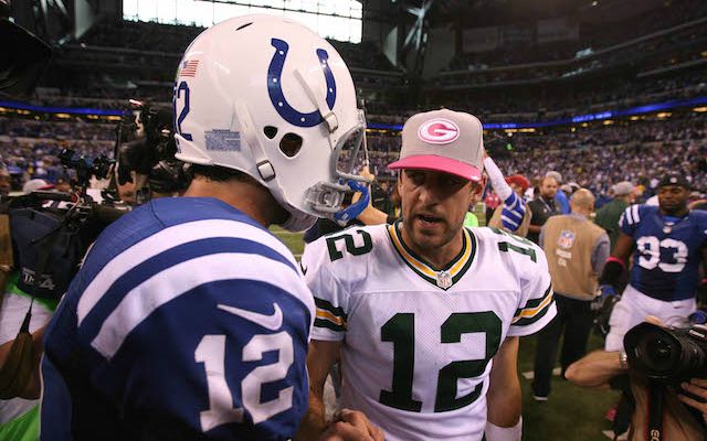 Could Andrew Luck vs. Aaron Rodgers happen in February? (USATSI)