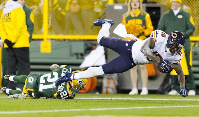 Brandon Marshall and the Bears suffered a demoralizing loss on Sunday. (USATSI)