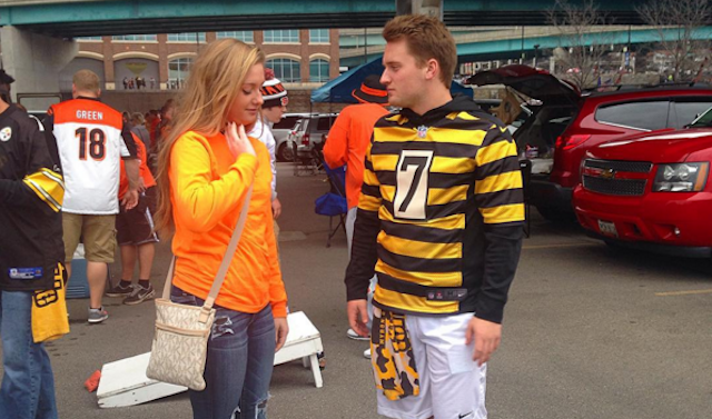 Steelers fans will be taking over Cincinnati on Saturday. (Instagram/Lauren_Stevens6)