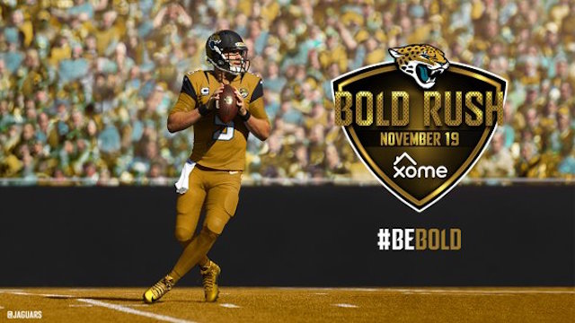 Jaguars' uniforms in all gold are hideous