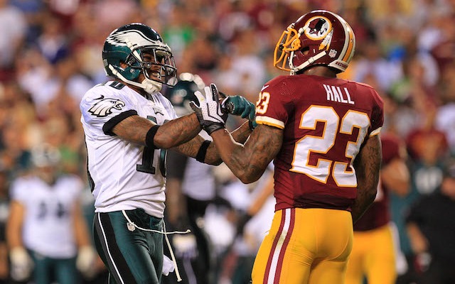 DeSean Jackson will be joining DeAngelo Hall in Washington. (USATSI)