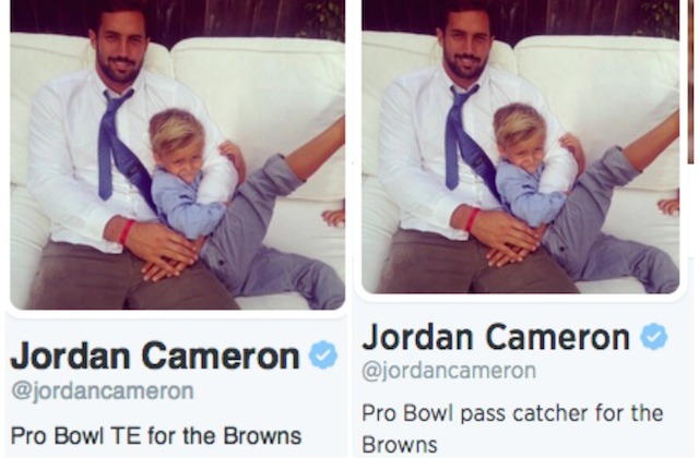 Can you spot the difference? (Twitter/@JordanCameron)