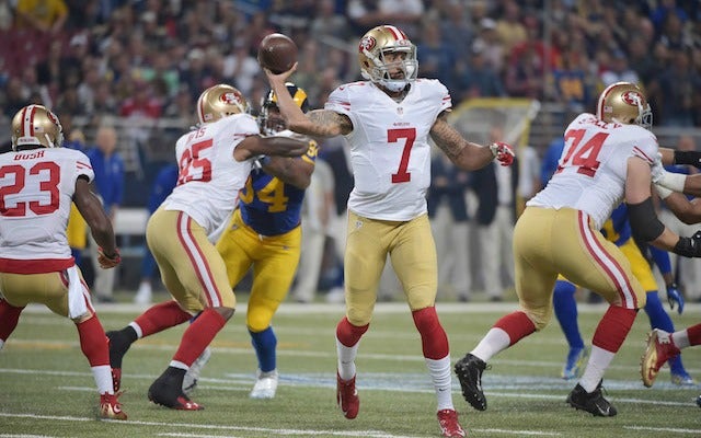 49ers' coach: No guarantee Kaepernick will start