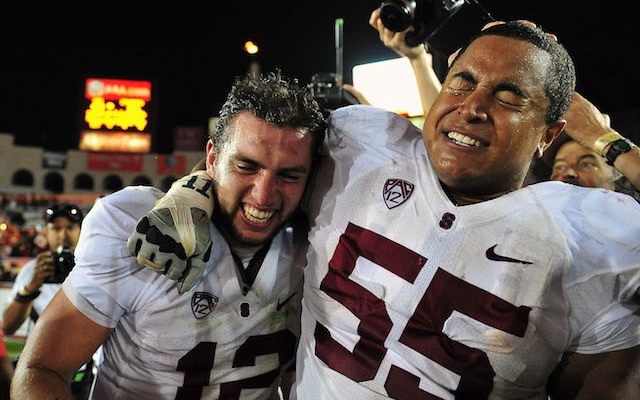 Andrew Luck and Jonathan Martin were teammates at Stanford. (USATSI)