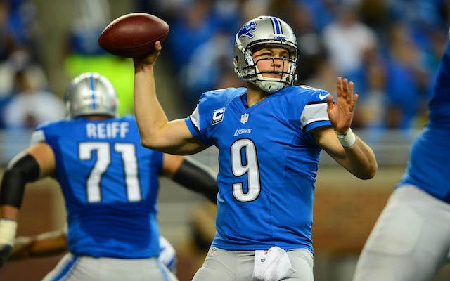 Matthew Stafford will help stop the Dolphins. (USATSI)