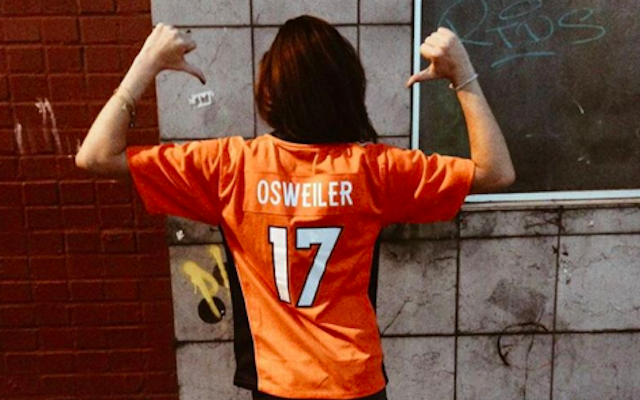 This might be the only Brock Osweiler jersey not owned by Brock Osweiler. (Instagram/Lauren_elissa12)