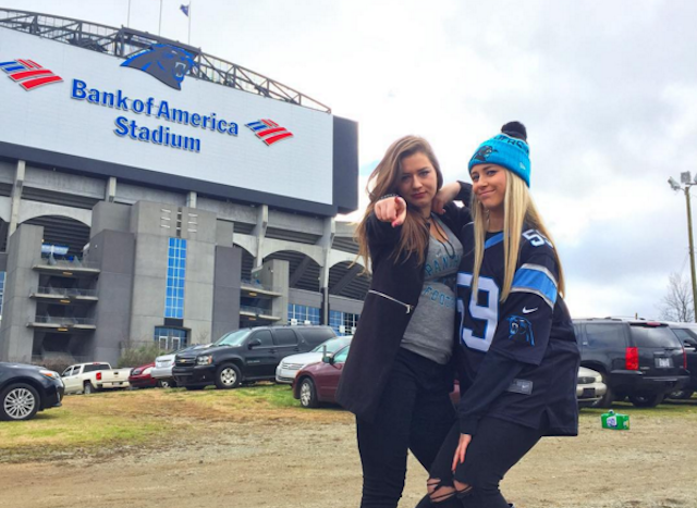 Bank of America Stadium will be the place to be on Sunday. (Instagram/ErinBethCurtis)