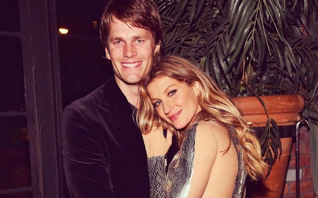 Tom Brady is all smiles at Gisele's book signing