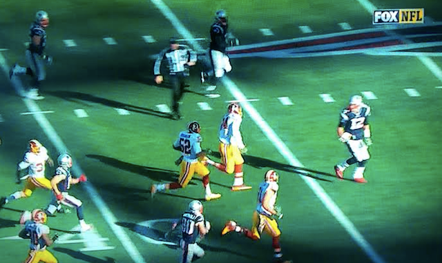 <img src="/images/video.gif">Brady tosses pick, makes TD-saving tackle