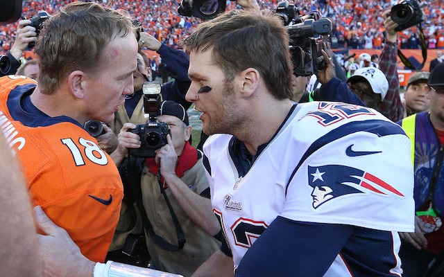 Tom Brady and Peyton Manning will be meeting on the field for the 16th time. (USATSI)