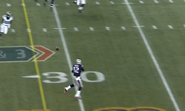 Brady has more receiving yards than Bowe