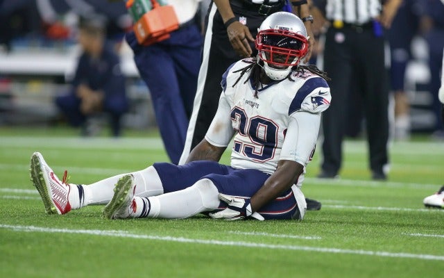 Report: Pats' Blount (hip) could miss some time