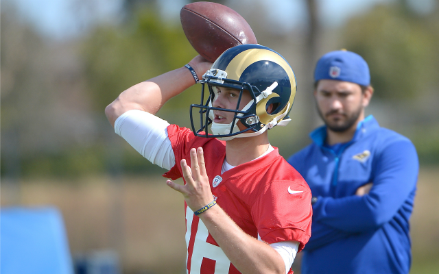 Fisher: Goff picking up Rams' offense quickly