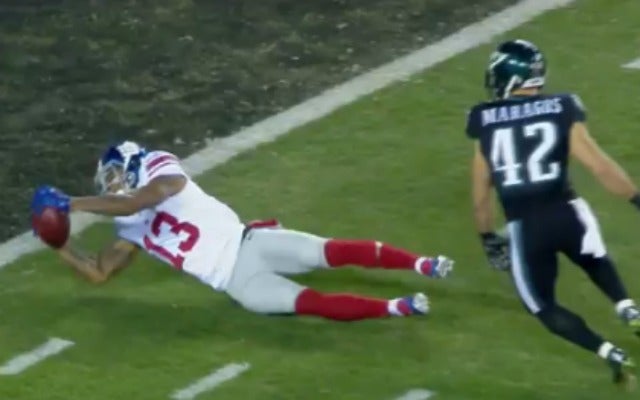 <img src="/images/video.gif">Beckham scores TD, Giants on board first