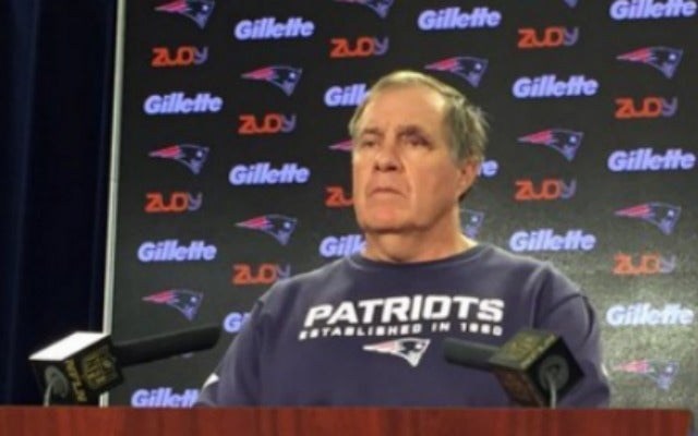 Belichick mum on why he has swollen, black eye