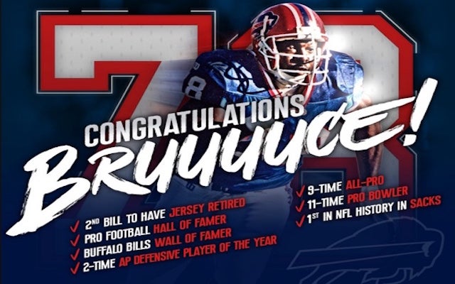 Bills to retire Smith's No. 78 at home opener