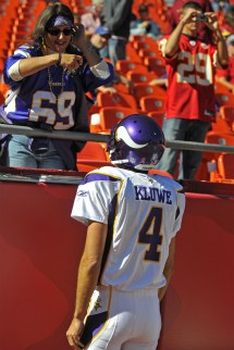 C. Kluwe poses for a picture (US Presswire).