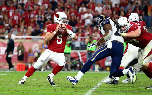 Drew Stanton made quite an entrance Sunday. (USATSI)