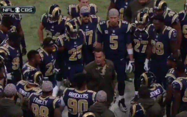 Fisher lays into Rams at half