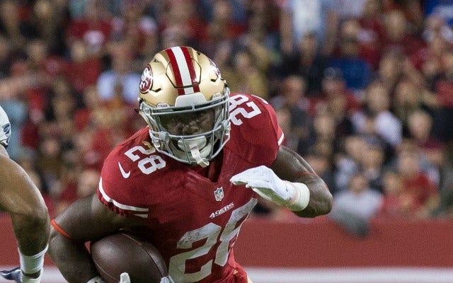 49ers rule out RB Hyde (foot) vs. Rams Sunday
