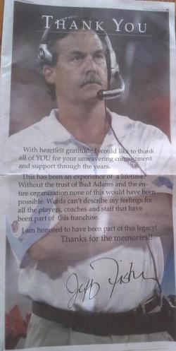 Jeff Fisher's ad in the Tennessean.