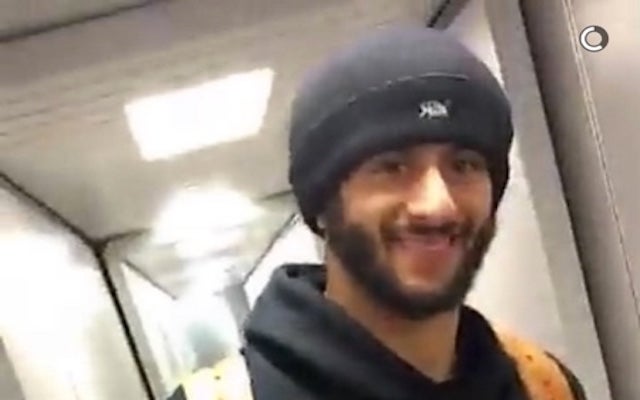 Kaepernick spotted on flight from Denver to SF