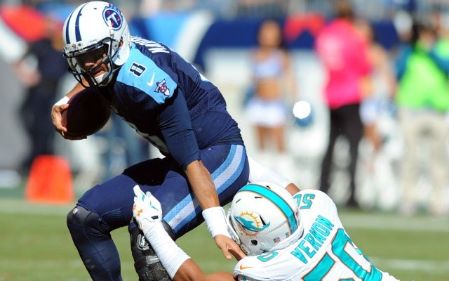 Titans' Mariota (knee) will miss Texans game