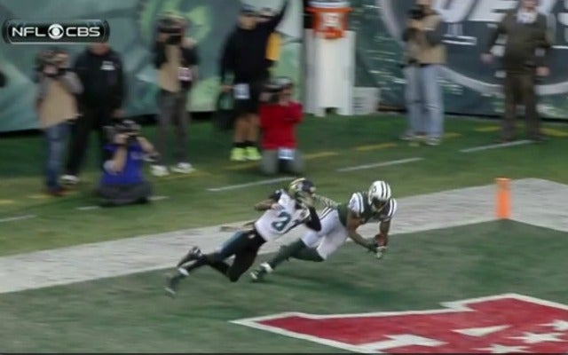 <img src="/images/video.gif">Jets' Marshall makes diving TD catch vs. Jags