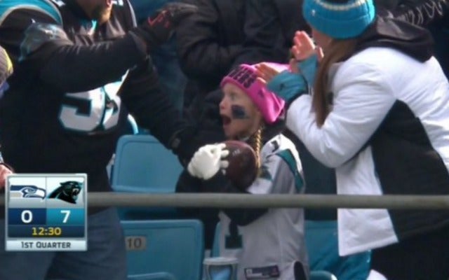 <img src="/images/video.gif">Panthers make fan's day after opening TD march