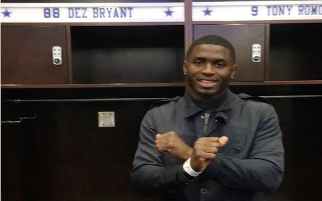 Laquon Treadwell visits Dallas, throws up the X