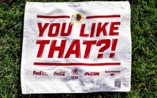 Redskins to hand out 'You like that!?' towels