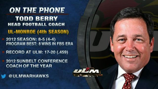 College Football: Todd Berry talks UL-Monroe football