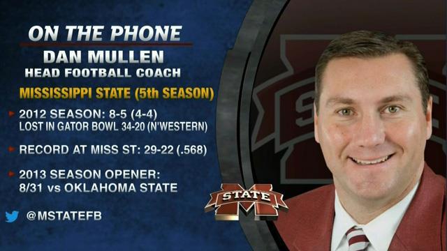 College Football: Dan Mullen on Mississippi State football