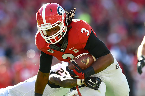 Todd Gurley is averaging 154.6 yards per game through five games. (USATSI)