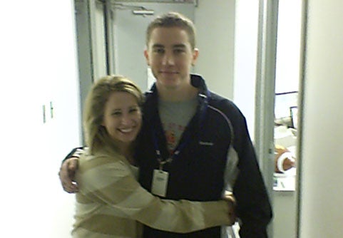 Interns Doug Mutie and Natalie