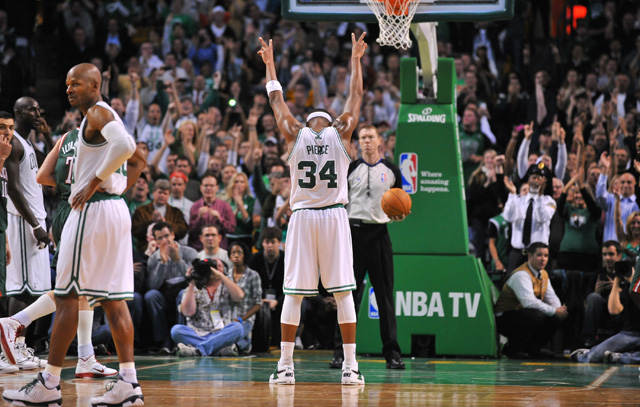 Paul Pierce knocked down his 20,00th career point at the line against the 