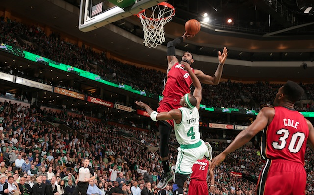 Lebron Dunk On Jason Terry Poster