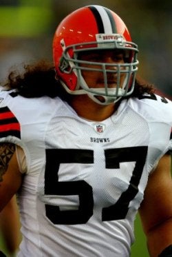 Cleveland released D. Veikune today, a year after drafting him in the second round (Getty).