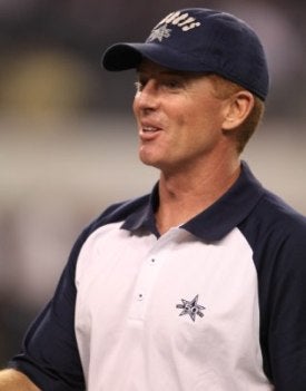 Jason Garrett made Dallas practice in full pads today. It'll be interesting to see what kind of impact a move like that will have (US Presswire).
