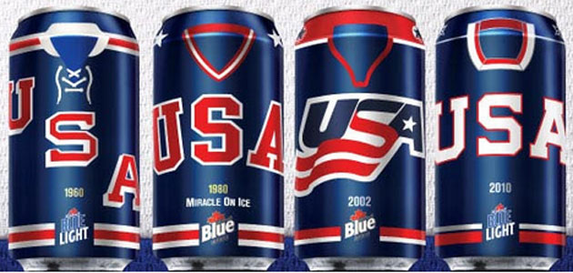 Labatt's has the American Olympic spirit. (@SbaickerCSN)