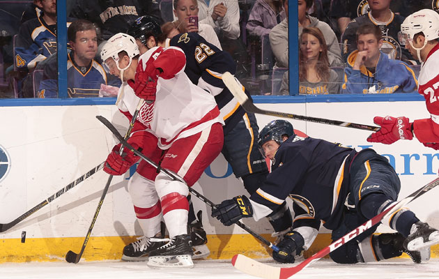 The Blues finish with a loss and will face Chicago in the playoffs. (Getty Images)