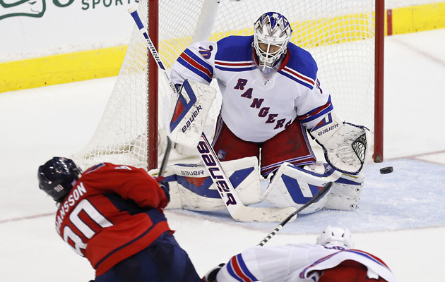 Lundqvist hasn't given a goal to the Caps in the last three games. (USATSI)
