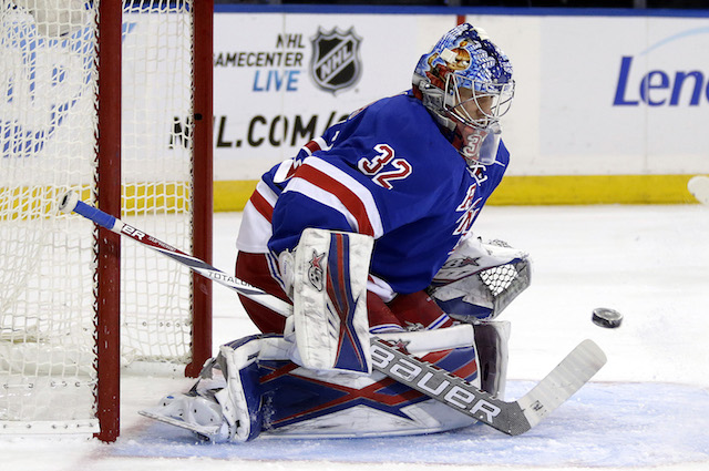 Antti Raanta stopped all 22 shots he faced for the New York Rangers on Monday night. (USATSI)