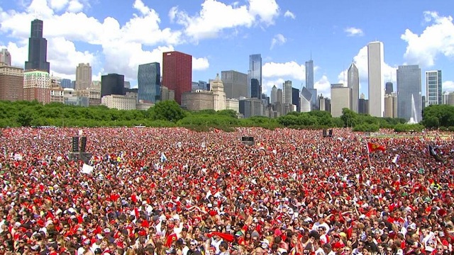 Blackhawks Parade June 29, 2013