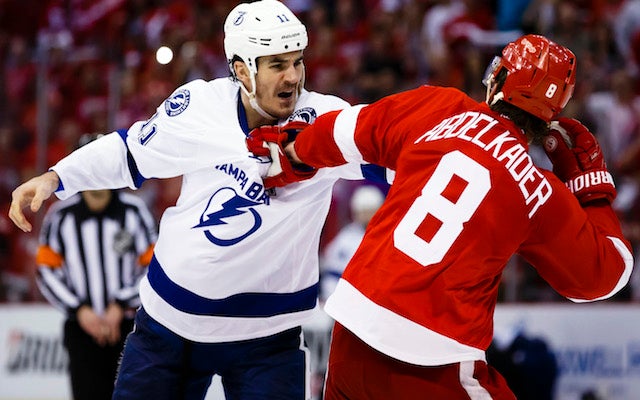 WATCH: Lightning's Boyle taunts Abdelkader with chicken dance - CBSSports.com