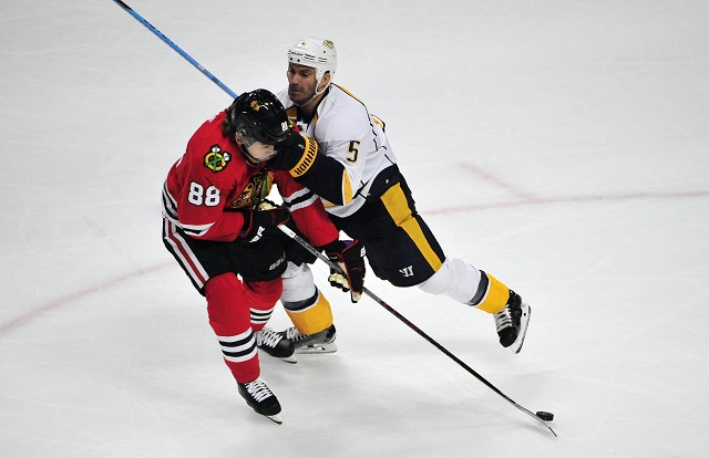 The Blackhawks and Predators will square off for the third time this season. (USATSI)