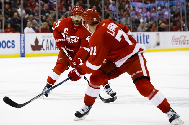 Henrik Zetterberg and Dylan Larkin have become one of the NHL's most dangerous duos. (USATSI)