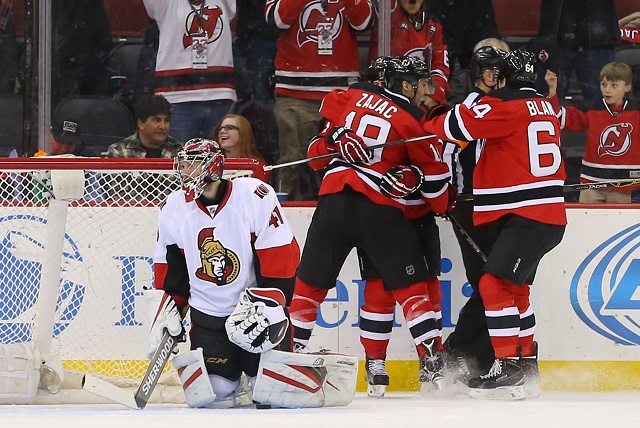 The Devils took it to Craig Anderson and the Senators in the first period. (USATSI)