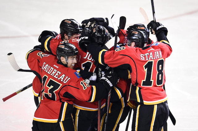 The Calgary Flames are still in their second round series. (USATSI)